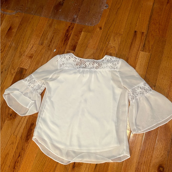 White blouse with built in camisole - Picture 2 of 2